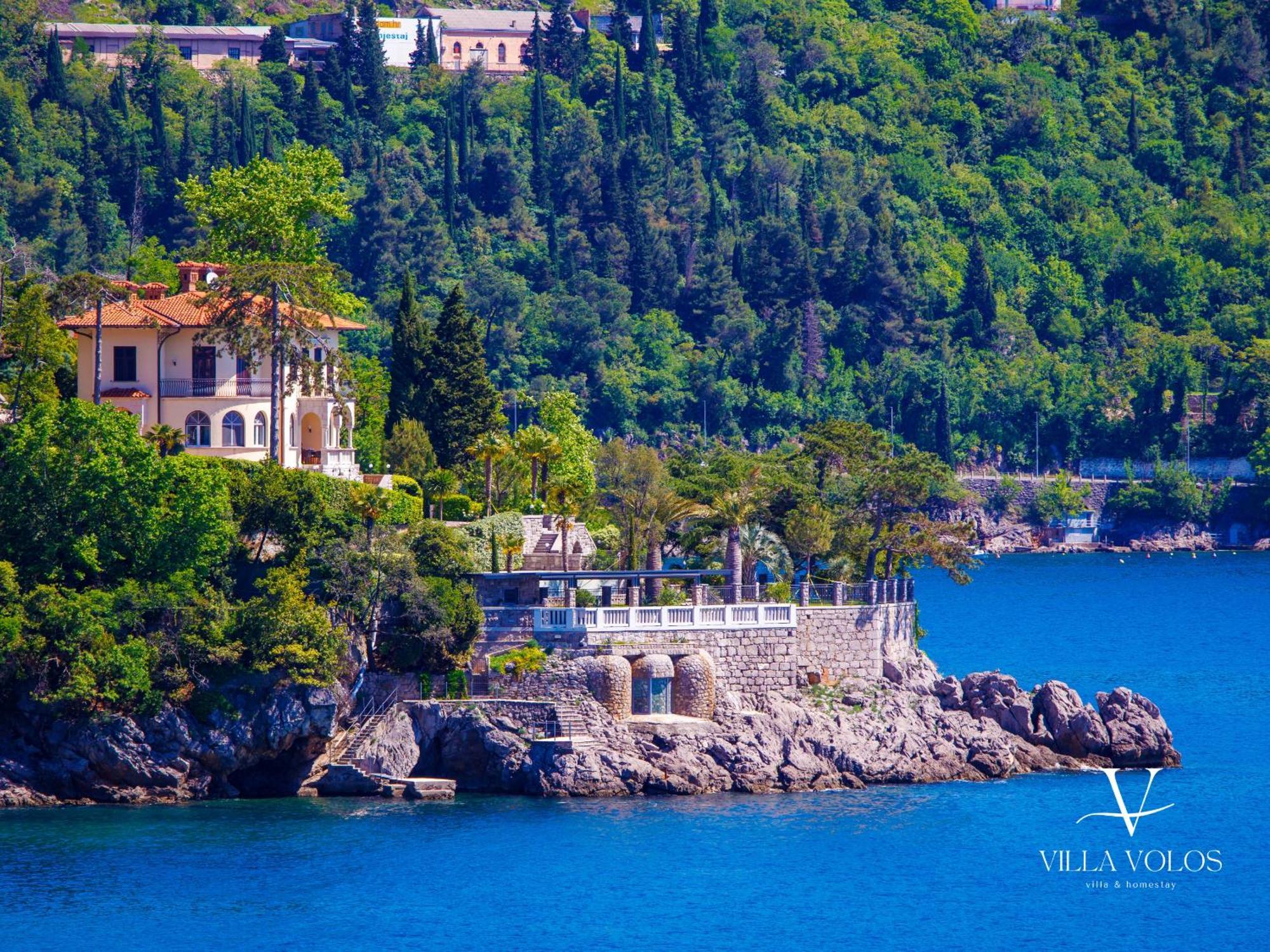 Villa Volos Apartment Karmen With Roof Terrace, Sea View, Free Private Parking Opatija Exterior photo