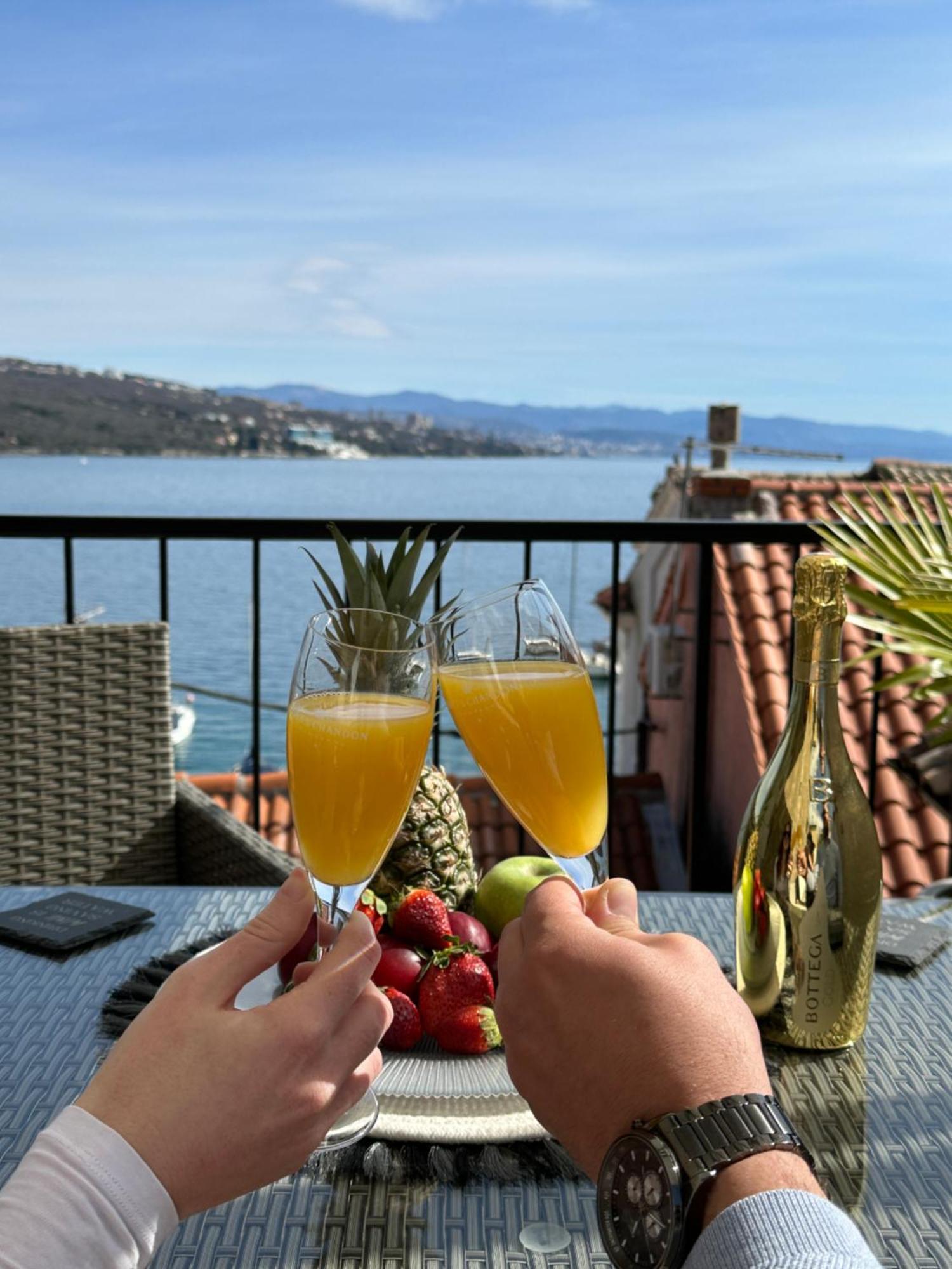 Villa Volos Apartment Karmen With Roof Terrace, Sea View, Free Private Parking Opatija Exterior photo